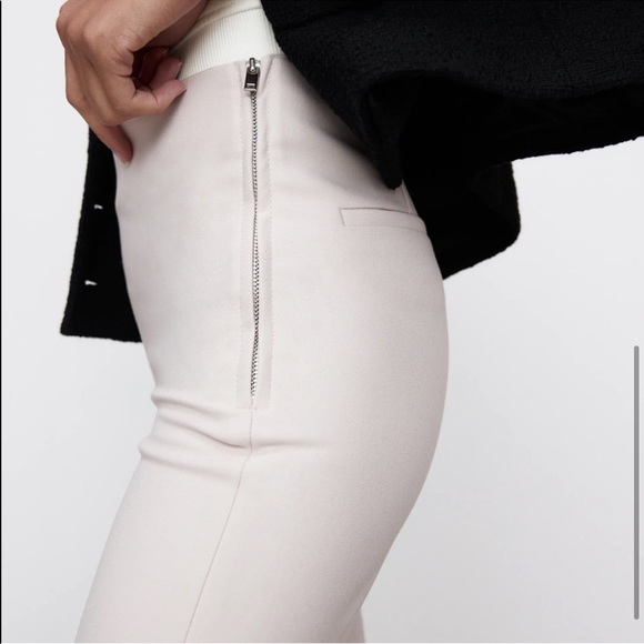 Zara The Mini Cropped Flare Leggings 